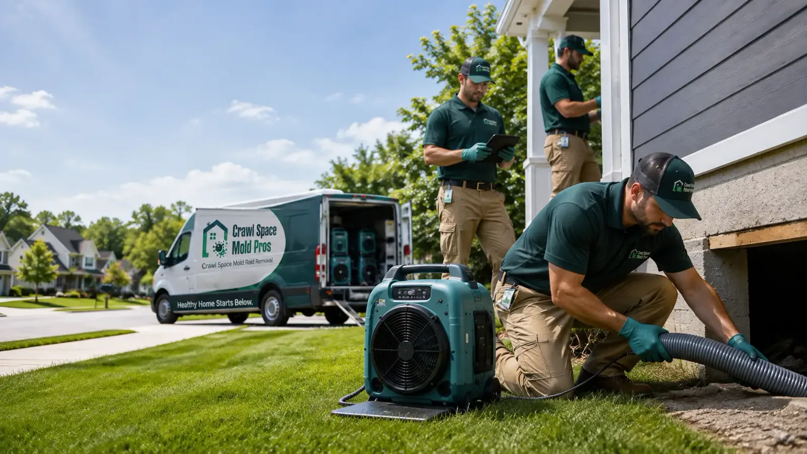 Crawl Space Mold Removal in Oxly, MO